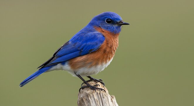 Oiseau bleu vif pose gracieusement lumiere douce naturelle. AI Generated