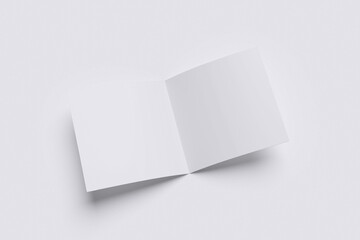 Square Bifold Brochure Blank