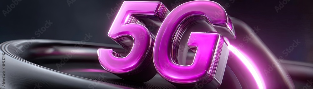 Aufkleber background image displaying 5g global network technology concept. stylized representation of 5g tech