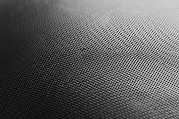 Dark Woven Fabric Texture Background Abstract Grid Pattern Material