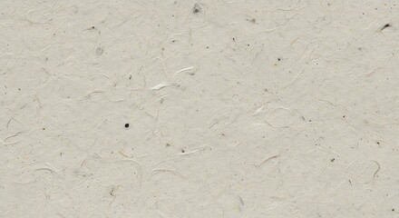 Fototapeta premium Organic cream-colored textured paper surface with visible natural fibers, offering a sustainable and eco-friendly background for design projects