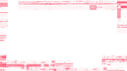 Cyberpunk Street Light Motion with VHS Effect and Pixel Elements. Techno glitch style backdrop. Glitched banner with TV noise, Glitch camera effect. TV scan line monitor. Data noise texture