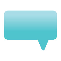 Flat Chat Bubble Icon Design