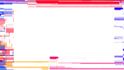 Cyberpunk Street Light Motion with VHS Effect and Pixel Elements. Techno glitch style backdrop. Glitched banner with TV noise, Glitch camera effect. TV scan line monitor. Data noise texture