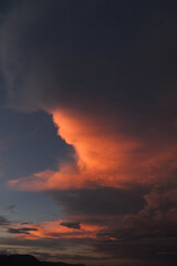 sunset in the sky in the southwest