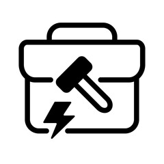 Emergency Kit Line Icon of Crisis Management Icon Set