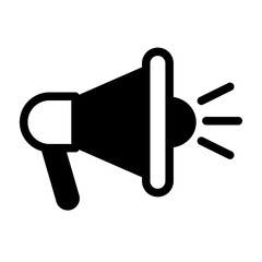 Campaign Announcement Line Icon of Advertising & Campaigns Icon Set