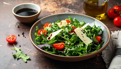 Arugula salad with tomato