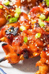 Homemade Korean Gochujang Chicken Skewers
