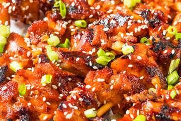 Homemade Korean Gochujang Chicken Skewers