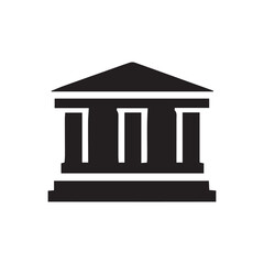 bank icon vector illustration