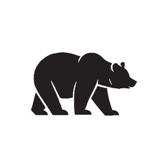 Obraz premium silhouette of a bear