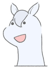 Horse peeking out (Single unit)