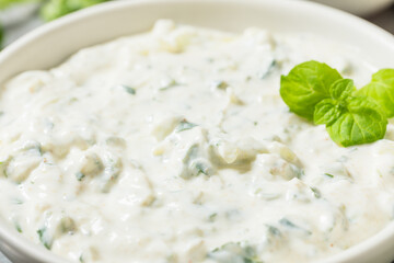 Healthy Homemade Indian Raita Sauce Dip