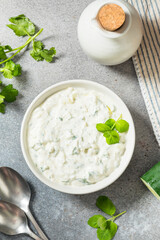 Healthy Homemade Indian Raita Sauce Dip