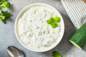 Healthy Homemade Indian Raita Sauce Dip