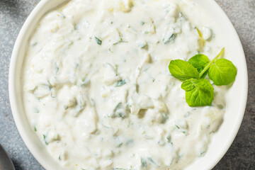 Healthy Homemade Indian Raita Sauce Dip