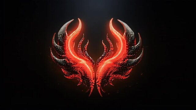 beautiful transformation of wing and horn