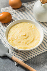 Homemade Sweet Vanilla Custard Pudding