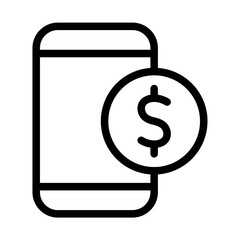 Investment & Portfolio Line Icon of Investment & Portfolio Icon Set