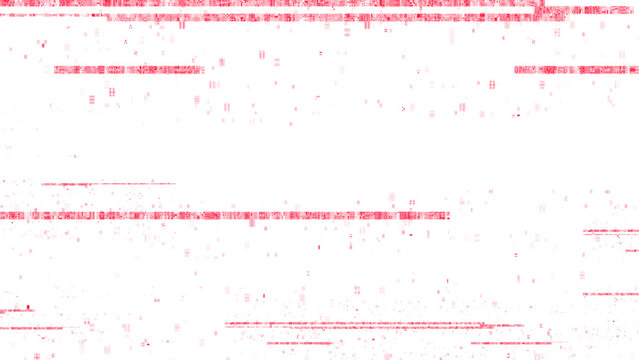 Glitch Art Texture with Retro Monitor Scan Lines and Color Elements. Techno glitch style backdrop. Glitched banner with TV noise, Glitch camera effect. TV scan line monitor. Data noise texture.