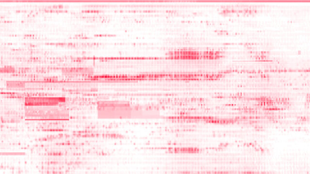 Glitch Art Texture with Retro Monitor Scan Lines and Color Elements. Techno glitch style backdrop. Glitched banner with TV noise, Glitch camera effect. TV scan line monitor. Data noise texture.