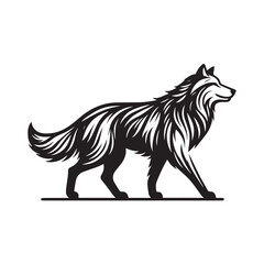 wolf vector illustration