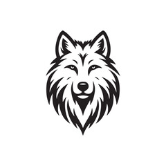Obraz premium vector illustration of a wolf