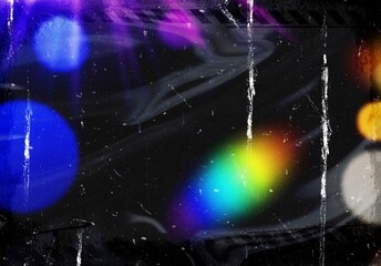 Retro photo film grainy scratches overlay effect background, abstract grainy light leaks bokeh glowing overlay photo filter effect, grunge texture rough background, digital noise background 