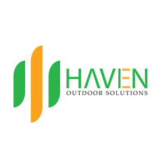 Nature's Haven Outdoor Solutions Logo Design – Minimal Modern Vector Business Illustration