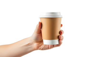 A person holds a lidded coffee cup, embodying the spirit of International Coffee Day and the warmth of coffee culture