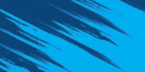 blue sky color pattern gradient grunge texture background. Dots pop art comics sport style vector illustration.