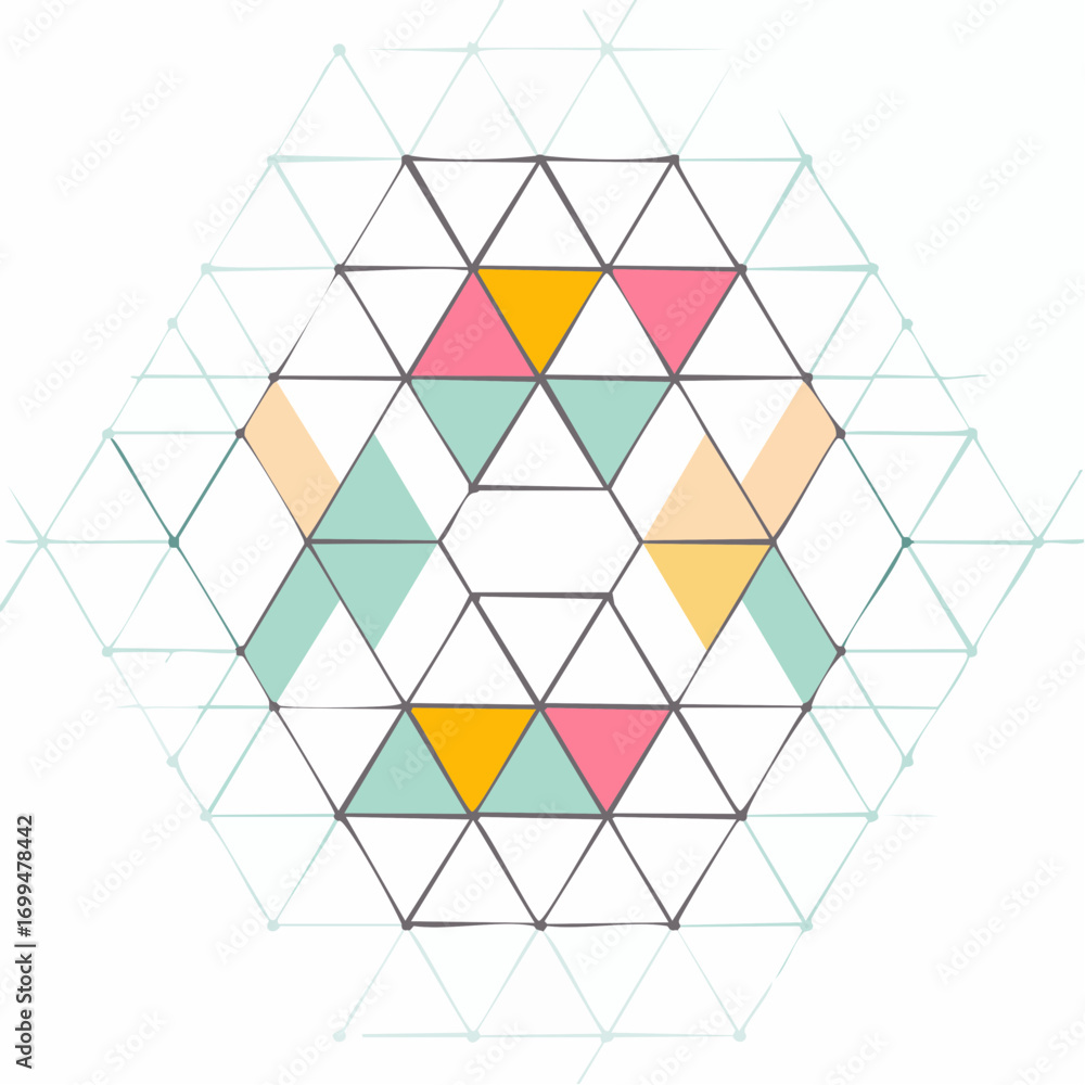 Aufkleber vector background. illustration of abstract texture with triangles. pattern design for banner, poste