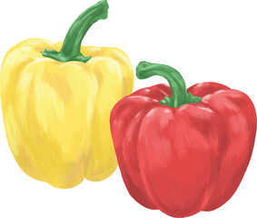 bellpaper fruit botanical digital painting