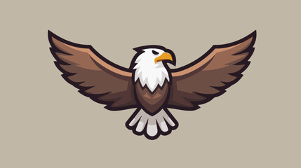 Obraz premium Eagle in flight graphic design