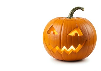 Halloween Pumpkin isolated on white background 