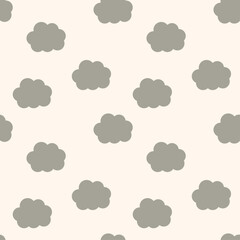 clouds seamless pattern