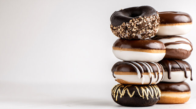 Sweet Delights: Vibrant and Delicious Colorful Doughnuts	