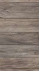 Fototapeta premium Weathered Wood Texture: This close-up showcases the beauty of aged, textured wood, with its natural grain patterns and earthy tones that tell stories of time and craftsmanship.
