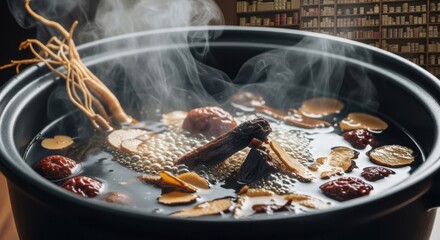 Warm-up and Qi-tonifying medicated diet