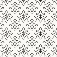 Seamless pattern with decorative elements. Vector abstract background
