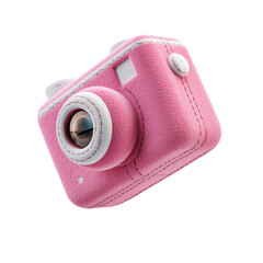 Fuzzy 3D camera illustration isolated on transparent background