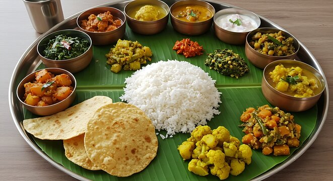 Aromatic Spice Symphony: South Indian Thali Feast