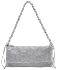 Glitter gem handbag isolated on white