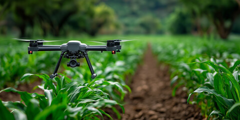 Drone technology enhancing food production sustainable agriculture alternative proteins rural landscape aerial view food technology advancements