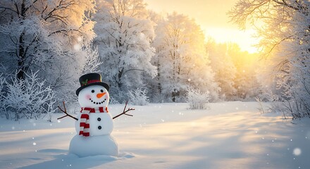 Obraz premium Golden Hour Frosty