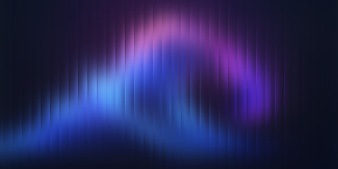 Blue and purple neon wave abstract light background with motion blur and glowing gradient lines, futuristic digital energy concept design