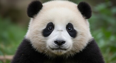 Fototapeta premium Close up of panda