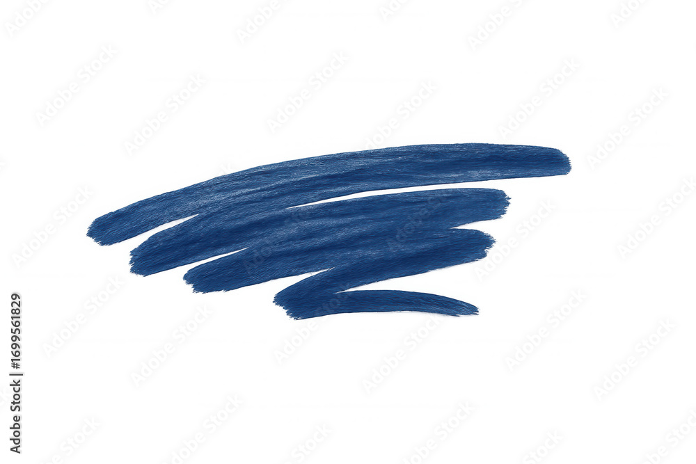 Poster textured blue brush stroke adding dynamic artistic element, complementing graphic design with transp