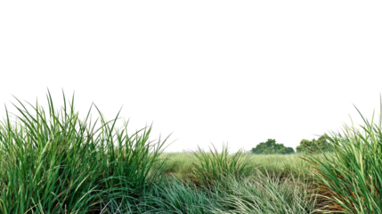 Field of Greenery: A lush, green field filled with tall grass, creating a sense of natural beauty and tranquility.